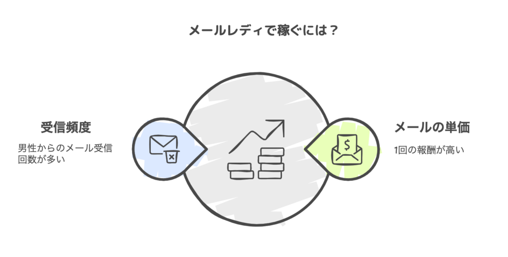 メールレディで稼ぐには？